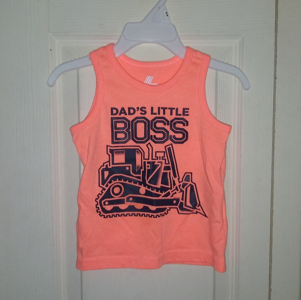 Dad's Little Boss Tank Top